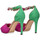 Sapatos Mulher Sandálias Menbur 70696 Violeta