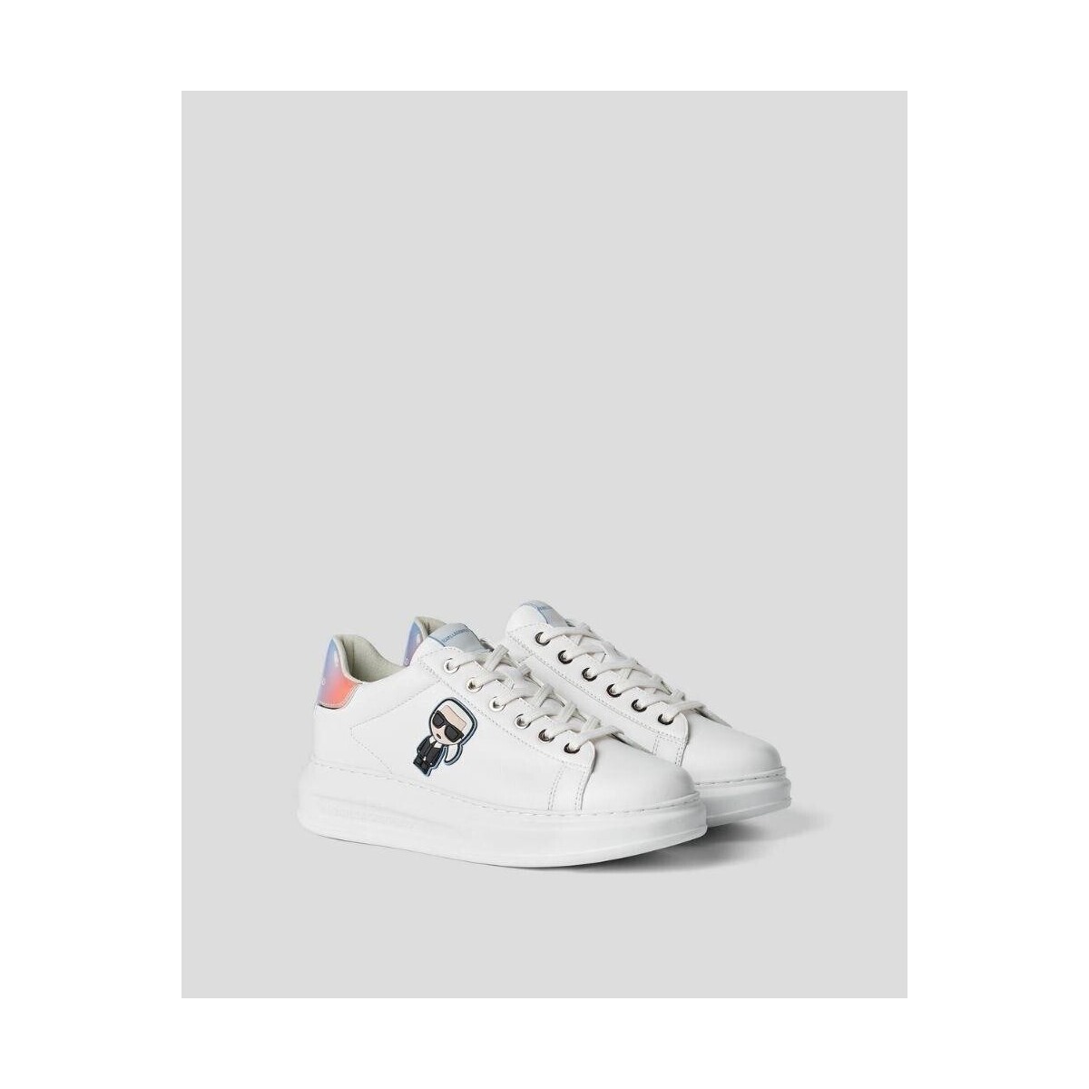 Sapatos Mulher Sapatilhas Karl Lagerfeld KL62530G KAPRI Branco