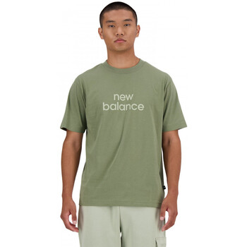 New Balance Sport essentials linear t-shirt Verde