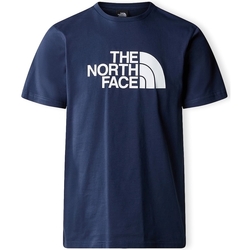 Textil Homem T-shirts e Pólos Boys Short Sleeve Fitted Shirt T-Shirt Easy - Summit Navy Azul