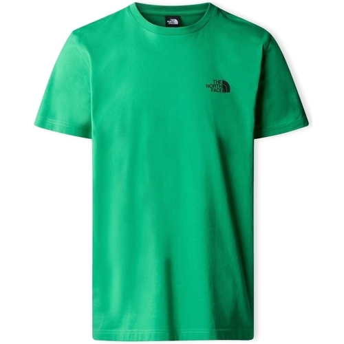 Textil Homem T-shirts e Pólos The North Face T-Shirt Simple Dome - Optic Emerald Verde