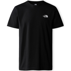 Textil Homem T-shirts e Pólos Boys Short Sleeve Fitted Shirt T-Shirt Simple Dome - Black Preto