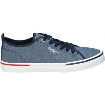 Sapatos Homem Sapatilhas Pepe JEANS Stitch PMS30812-564 Azul
