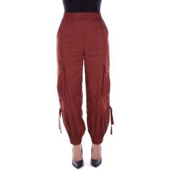 Textil Mulher Calça com bolsos Semicouture S4SK16 Vermelho