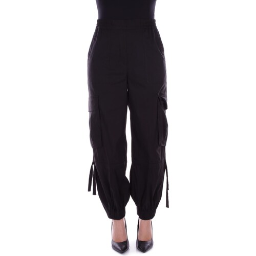 Textil Mulher Calça com bolsos Semicouture S4SK16 Preto