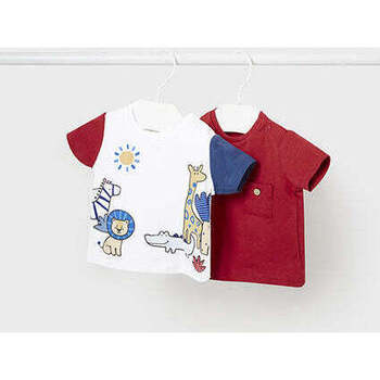Textil Rapaz T-shirts Oakport e Pólos Mayoral 1002-95-11-64 Vermelho