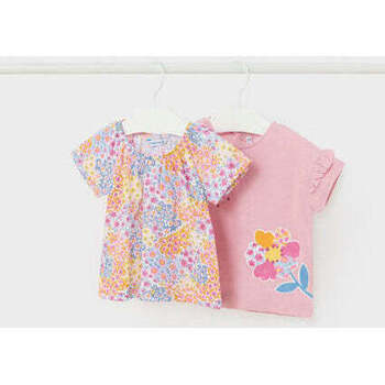 Textil Rapariga T-shirts e Pólos Mayoral 1008-61-9-12 Rosa