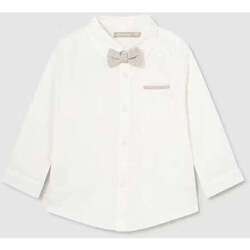 Textil Rapaz Camisas mangas comprida Mayoral 1116-12-1-12 Branco