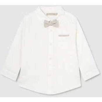 Textil Rapaz Camisas mangas comprida Mayoral 1116-12-1-12 Branco