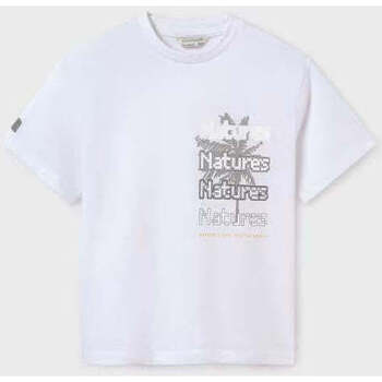 Textil Rapaz T-shirts e Pólos Mayoral 6037-53-1-23 Branco