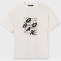 Textil Rapaz T-shirts e Pólos Mayoral 6043-79-1-23 Branco