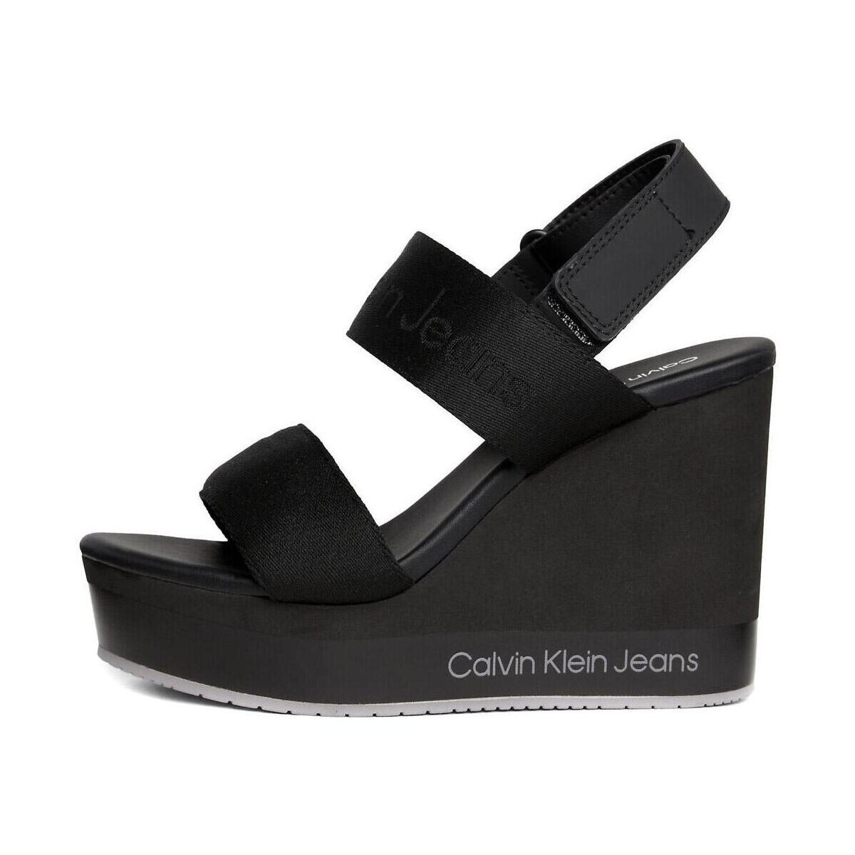 Sapatos Mulher Sandálias Calvin Klein Jeans  Preto