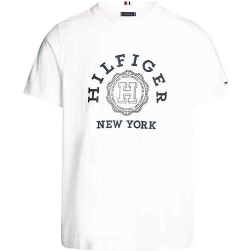 Textil T-Shirt mangas curtas unisex tommy Hilfiger  Branco