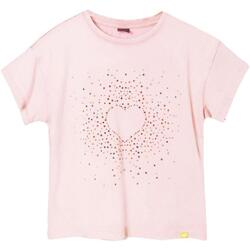 Textil Rapariga T-Shirt mangas curtas Desigual  Rosa