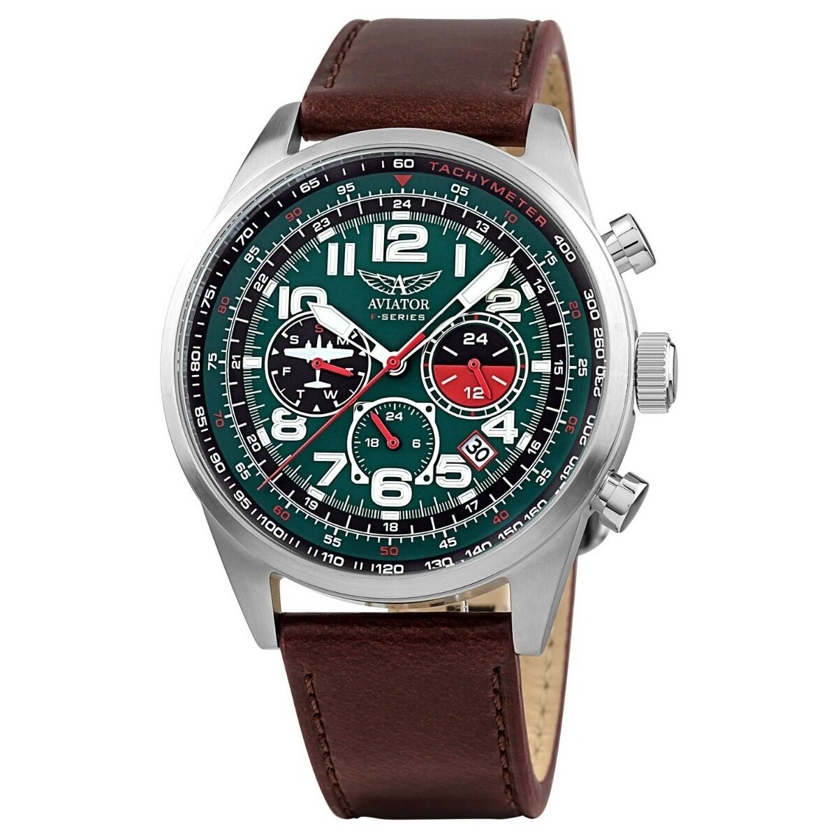 Relógios & jóias Homem Relógio Aviator F-Series GA8828 Castanho