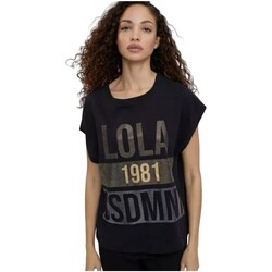 Textil Mulher T-shirts e Pólos Lola Casademunt LS2415041 Preto