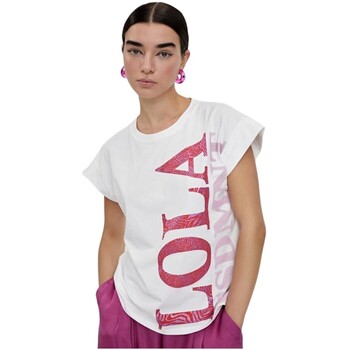Textil Mulher T-shirts e Pólos Lola Casademunt LS2415035 Branco
