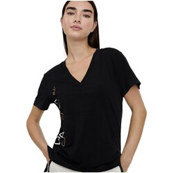 Abercrombie & Fitch T-shirt van zware stof in zwart