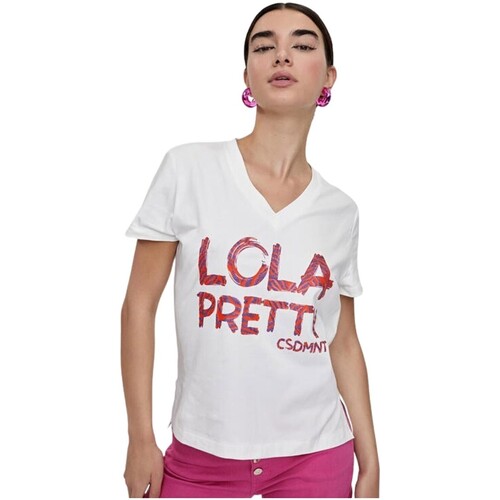 Textil Mulher T-shirts e Pólos Lola Casademunt LS2415037 Branco