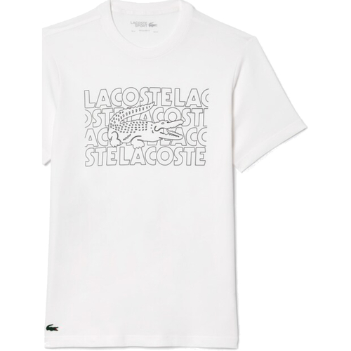 Textil Homem T-Shirt mangas curtas Lacoste dyet TH7505 Branco