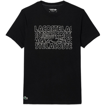 Textil Homem T-Shirt mangas curtas Lacoste TH7505 Preto