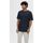 Textil Homem T-shirts e Pólos Selected 16089504 BETH LINEN SS-SKY CAPTAIN Azul