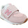 Sapatos Criança NEW BALANCE W991 Mi Runners 574 Velours Toile Enfant Crystal Rosa