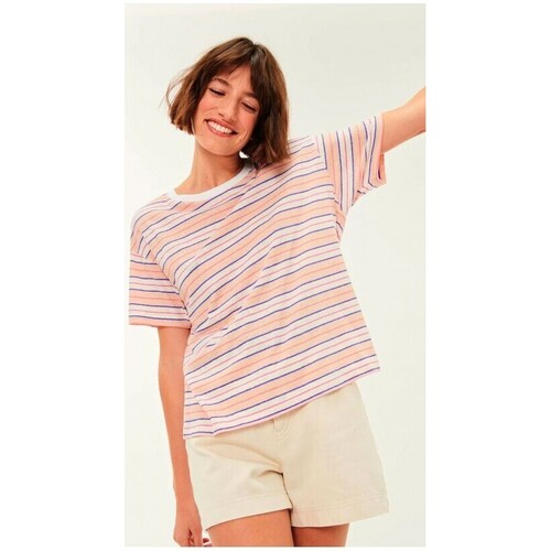 Textil Mulher T-Shirt mangas curtas Des Petits Hauts  Multicolor