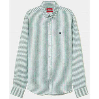 Textil Homem Camisas mangas comprida Botins / Botas Baixas LP004116-693-4-1 Verde
