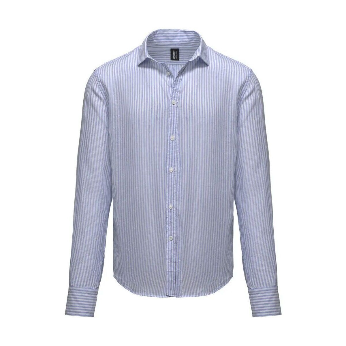 Textil Homem Camisas mangas comprida Bomboogie SM8444 TLRS4-23 DUSTY SKY Azul