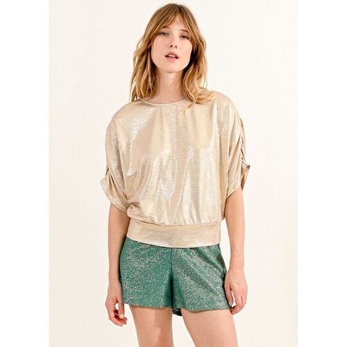 Textil Mulher camisolas Molly Bracken TW127CE-GOLDEN BEIGE Ouro