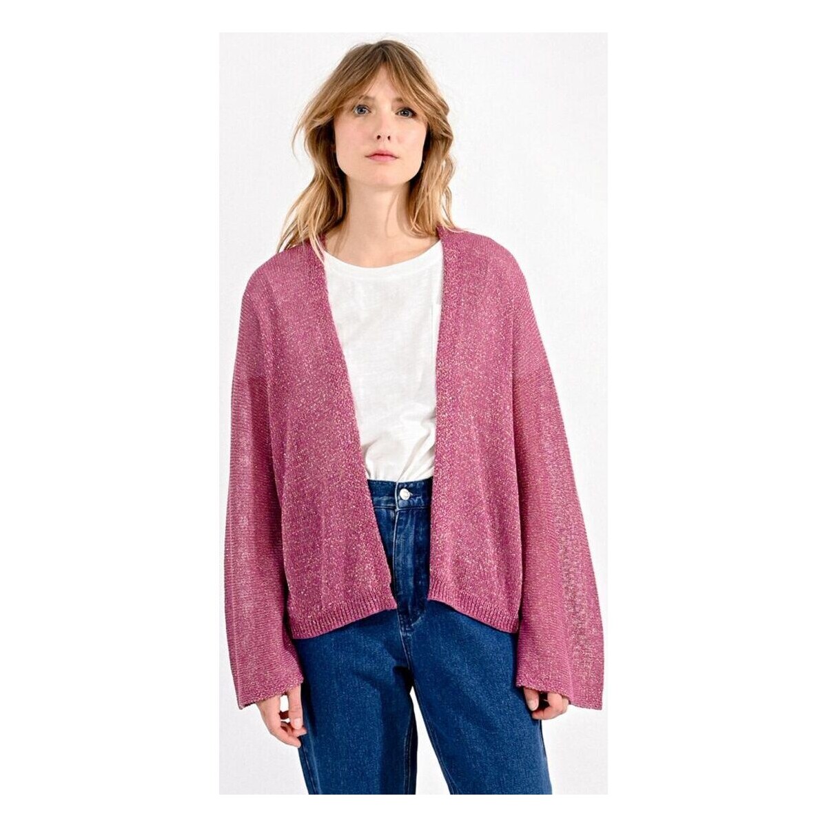 Textil Mulher camisolas Molly Bracken E1383CP-DARK PINK Rosa
