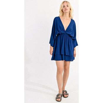 Textil Mulher Vestidos Molly Bracken T1728CCP-NAVY BLUE Azul