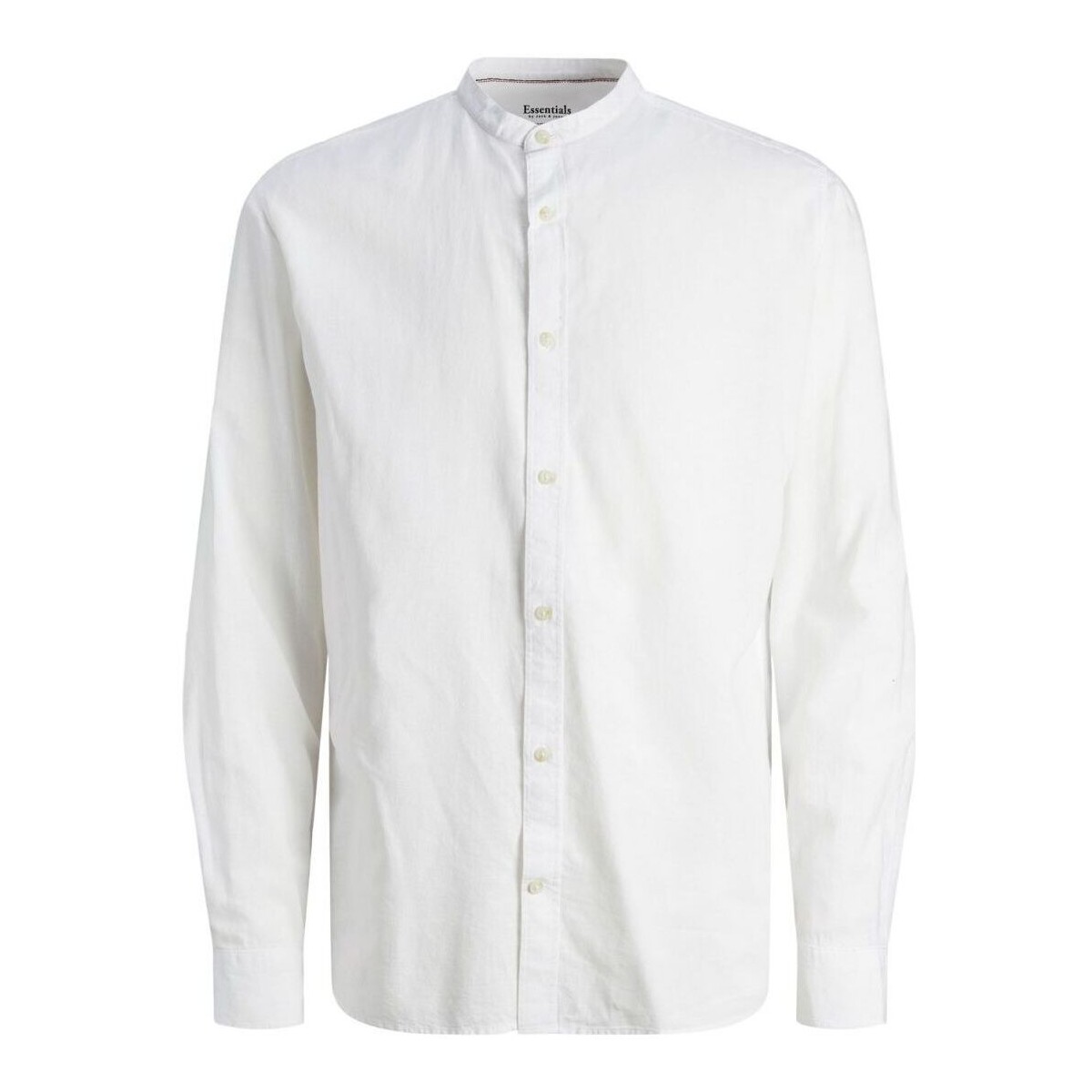 Textil Homem Camisas mangas comprida Jack & Jones 12248385 SUMMER BAND-WHITE Branco