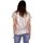 Textil Mulher Tailored Mock Neck T-shirts Molly Bracken TS103CP-BEIGE Bege