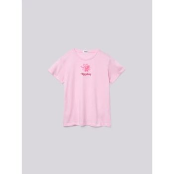 Textil Rapariga T-shirts e Pólos Replay SG7479.065.20994-066 Rosa