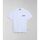 Textil Homem T-shirts e Pólos Napapijri S-KASBA NP0A4HQQ-002 BRIGHT WHITE Branco