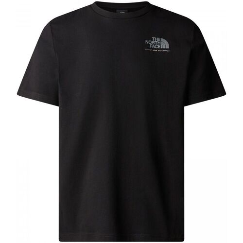 Textil Homem T-shirts e Pólos The North Face NF0A87EW M GRAPHIC TEE-JK3 BLACK Preto