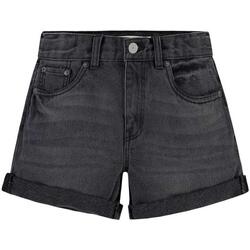 Textil Rapariga Shorts / Bermudas Levi's  Preto