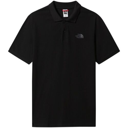 Textil Homem T-shirts e Pólos The North Face NF00CG71 M POLO PIQUET-JK3 BLACK Preto