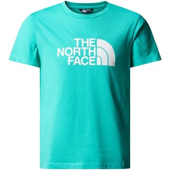 Textil Criança T-shirts e Pólos The North Face NF0A87T6 B S/S EASY TEE-PIN GEYSER Azul