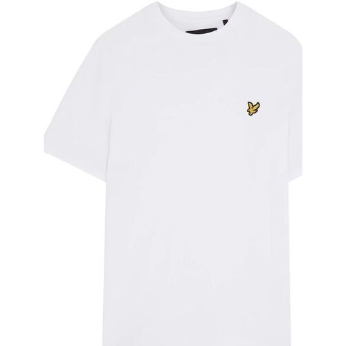 Textil Homem T-shirts e Pólos Nike mini swoosh print t-shirt in white TS400VOGX PLAIN SHIRT-626 WHITE Branco