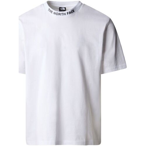 Textil Homem T-shirts e Pólos The North Face NF0A87DD M SS ZUMU-FN4 WHITE Branco