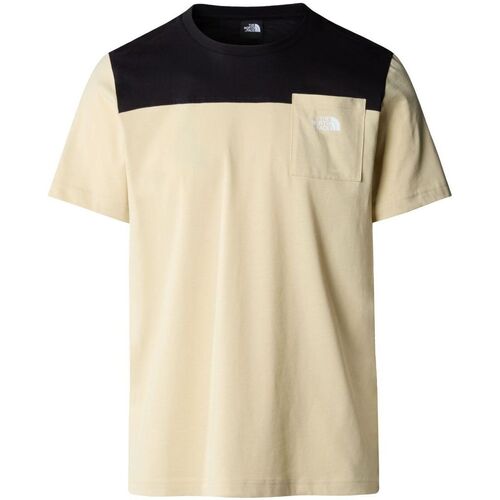 Textil Homem T-shirts e Pólos The North Face NF0A87DP M ICONS TEE-3X4 GRAVEL Bege