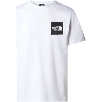 Textil Homem T-shirts e Pólos The North Face NF0A87ND M SS FINE TEE-FN4 WHITE Branco