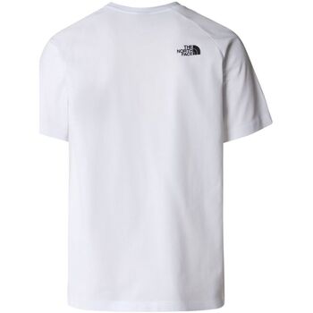 Textil Homem T-shirts e Pólos The North Face NF0A87NJ M SS RAGLAN REDBOX TEE-ZI5 WHITE Branco