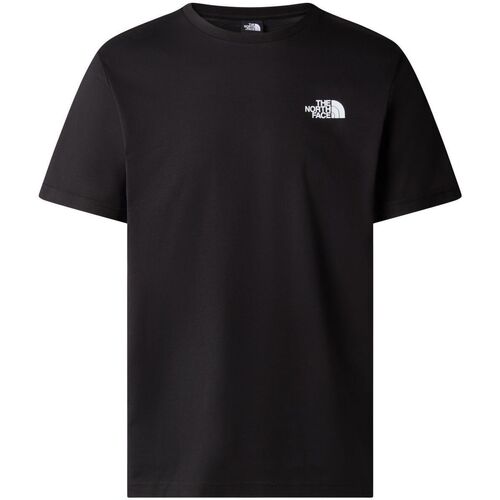 Textil Homem T-shirts e Pólos The North Face NF0A87NP M SS BOX NSE TEE-JK3 BLACK Preto