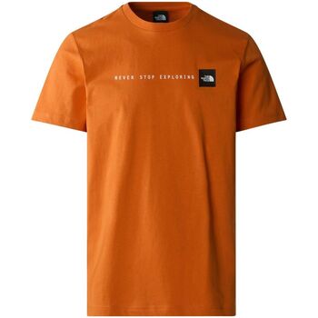 Textil Homem T-shirts e Pólos Apagar os critérios NF0A87NS M SS NSE TEE-PCO ORANGE Laranja