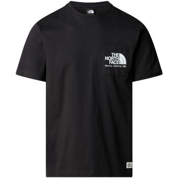 Textil Homem T-shirts e Pólos The North Face NF0A87U2 M BERKELEY-JK3 BLACK Preto