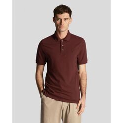 Textil Homem T-shirts e Pólos Lyle & Scott SP400TON POLO SHIRT-Z562 BURGUNDY Vermelho